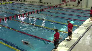 Guelph Marlins Winter Time Trial 50 Back Heat 1 [upl. by Aggy]