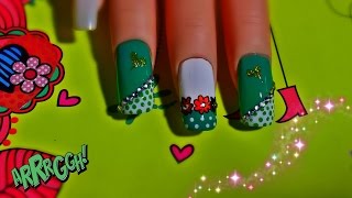 Decorado de uñas hermoso y Facilisimo  Yana  Nail Art [upl. by Yemrots]