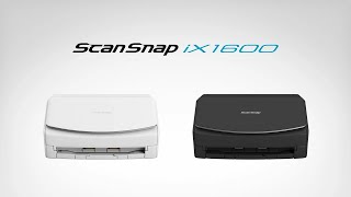 ScanSnap iX1600 機能紹介編 [upl. by Falconer408]