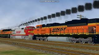 MSTSOpen Rails BNSF Pet Food Train [upl. by Kessiah]