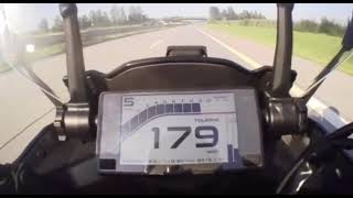 CFMOTO 650GT acceleration  top speed [upl. by Assilam]