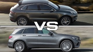 2016 Porsche Macan S vs 2016 Mercedes Benz GLC [upl. by Nniroc]