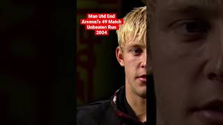 Man Utd End Arsenal’s 49 Match Unbeaten Run 2004 shorts pizzagate [upl. by Naesad906]