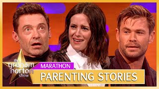 Hugh Jackman Gets Told Off By His Son  Celeb Parenting Stories  The Graham Norton Show [upl. by Filahk]