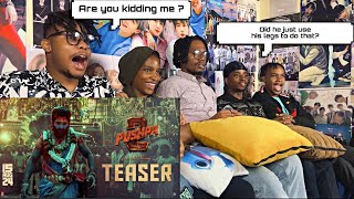 Africans React to Pushpa 2 The Rule Teaser  Allu Arjun  Sukumar  Rashmika Mandanna [upl. by Akimed243]