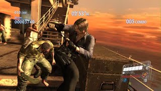 RESIDENT EVIL 6 leon s Kennedy the mercenaries no mercy high seas fortress s rack [upl. by Ffoeg]