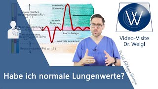 Lungenfunktion Gesunde Lungenwerte Schlechte Werte nach einem Lungentest zB Spirometrie [upl. by Anihcak]