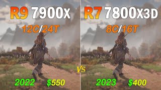 Ryzen 7 7800X3D vs Ryzen 9 7900X  Which is better for Gaming amp Workstation [upl. by Hgielrak]