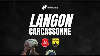 Langon VS Carcassonne J11 Nationale saison 20242025 16 Novembre 2024 [upl. by Mitzie878]