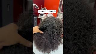 Sweet sixteen 🥰 longnaturalhair naturalhairstyles naturalhaircare updohairstyle [upl. by Arraic]