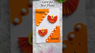 Happy Diwali card for best friend satisfying shorts kids viralvideo [upl. by Marge]