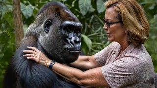 Sie wollte den Gorilla streicheln – Was dann geschah ist UNGLAUBLICH 😱 [upl. by Ayekam885]