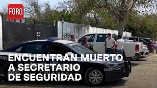 Hallan sin vida a Secretario de Seguridad Pública de Berriozábal Chiapas  Las Noticias [upl. by Terrence]