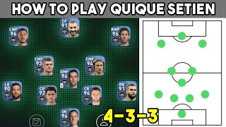 Quique Setien Pes 2020 Mobile Formation Guide amp Tactics  How To Play Quique Setien [upl. by Cicenia613]