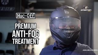 MucOff Anti Fog Treatment  Premium  Spartan ProGear [upl. by Alfons]