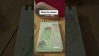 Setze AkzenteHighlights in deine ZeichnungenGemälde drawing painting akzente gbygudisart [upl. by Sanders]