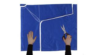 Super Easy Raglan Sleeve Sweatshirt Cutting amp Sewing [upl. by Jud]