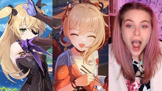 Yoimiya amp Fischl Character Trailer Reactions  Genshin Impact  First Impression  Animaechan [upl. by Nivlad]