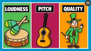 Characteristics of Sound  Pitch Loudness and Quality  Physics [upl. by Ethyl]