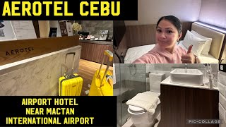 WHERE TO STAY NEAR MACTAN INTERNATIONAL AIRPORT AEROTEL CEBU RUBY WONDERS💛 [upl. by Christyna]