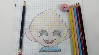 Shopkins Kooky Cookie Learn How To Draw With Paul [upl. by Leroi]