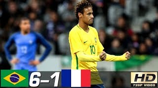 Brazil vs France 61  All Goals amp Extended Highlights RÉSUMÉ amp GOLES Last Matches HD [upl. by Navets]