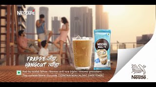 Nescafé All in 1 Frappe  Frappe Jahan Hangout Wahan  Nepali [upl. by Ferino986]