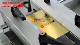 fiber laser engraving amp cutting machine for goldSuperWave Laser Machine [upl. by Pierrepont]