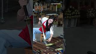 What Makes You SMART in 2024straightsword woodworking youtubeshorts shortviral powersword [upl. by Atikihc]