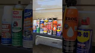 Flammable WD40 Brakleen PB Blaster Kroil and others put to the test [upl. by Janith814]