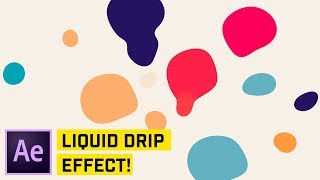 Liquid Drip Effect After Effects CC Tutorial [upl. by Delisle419]