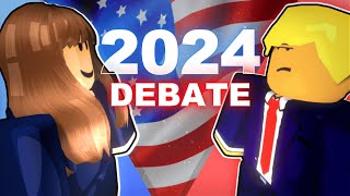 The Trump Debate But in ROBLOX [upl. by Lacym]