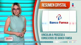 Vinculan a proceso a consejeros de Banco Famsa  Noticias con Crystal Mendivil [upl. by Arad384]