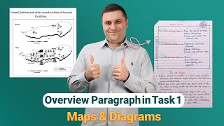 Band 9 Overview Paragraph in Task 1 Maps amp Diagrams [upl. by Rhtaeh]