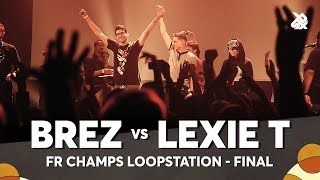 BREZ vs LEXIE T  French Loopstation Beatbox Championship 2018  Final [upl. by Elicul]