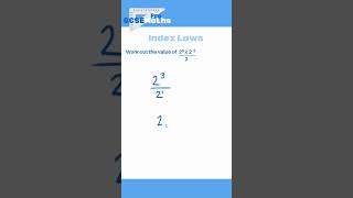 Index Laws gcsemaths maths indices indexlaws algebra gcsemathsrevision gcses igcse study [upl. by Aneetsirk]