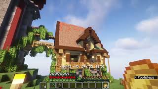 Minecraft Hardcore An Awsome Farm House amp Villagers [upl. by Dupuis891]