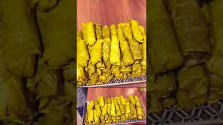 Grape leaves‏ ورق العنب  food recipe salad foodie chef cooking vegan dessert easyrecipe [upl. by Franek]