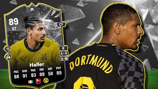 CHEAP DROGBA 89 HALLER SHOWDOWN  Player Review  ULTIMATE TEAM 24 l FC 24 [upl. by Farleigh]