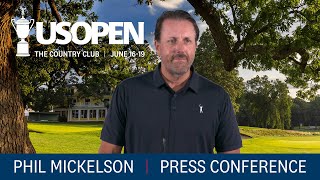 Phil Mickelson 2022 US Open Press Conference [upl. by Ahsinek]