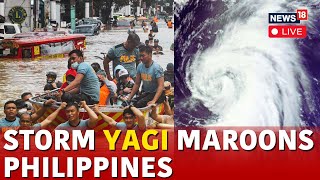 Philippine Storm LIVE  Storm Yagi LIVE Severe Rains And Floods Disrupt Northern Philippines  N18G [upl. by Weksler]