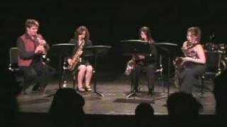 Minuetto Quatuor de Saxophones Collège dAlma [upl. by Yenttihw]