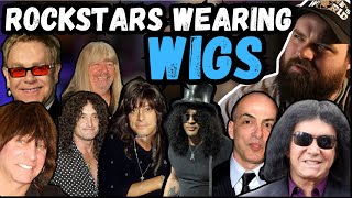 Musicians That Wear Wigs  Controversial Truth rockstars celebrities hairmetal wigs [upl. by Andrew]