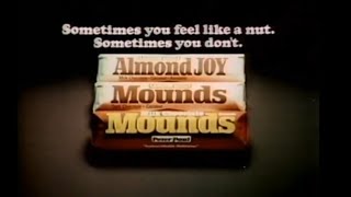 Sometimes You Feel Like A Nut Candy Commercial Mounds amp Almond Joy 1977 [upl. by Notsirhc902]