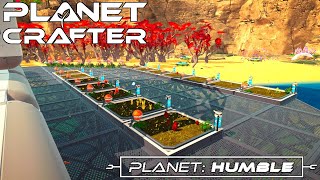 The Start of an EPIC Farming Area  Planet Crafter Planet Humble Part 24 [upl. by Aigil]