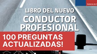 😱 100 PREGUNTAS 🚦 LIBRO DEL NUEVO CONDUCTOR  LICENCIA A2A3A4A5 PROFESIONAL CHILE 2021 [upl. by Ameluz91]