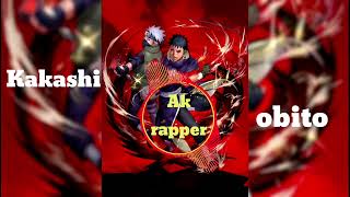 New rap song Hindi KakashiXObito sad Love story [upl. by Ylecara]