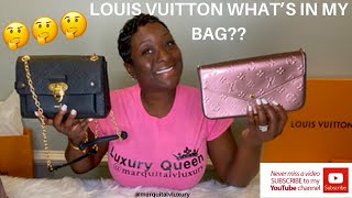 LOUIS VUITTON WHATS IN MY BAG  LOUIS VUITTON FELICIE VAVIN BB ALMA BB AND TEDDY 30 [upl. by Archambault]