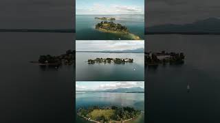 The beautiful Chiemsee Lake in Bavaria Germany 🌊🇩🇪 chiemsee lake babaria germany drone [upl. by Eilliw]