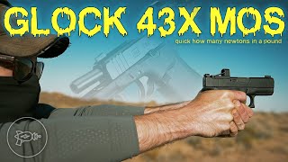 Review G43X MOS The Best Subcompact Glock Yet 🤔 [upl. by Adnirem]